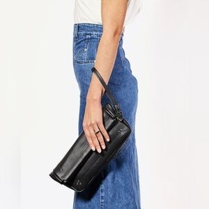Jerome Dreyfuss Clic Clac XL Bag Black Pebbled Leather NWT